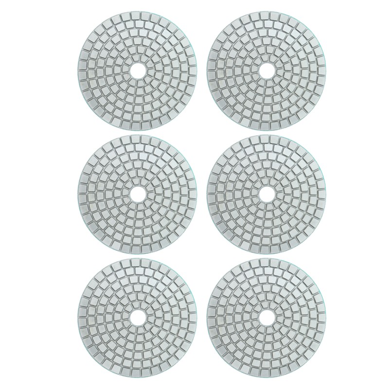 10Pcs 3in Diamond Wet Polishing Pad Soft Grinding Discs Polisher