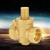1pc Brass Adjustable Water Pressure Reducing Regulator Valve Thread DN25