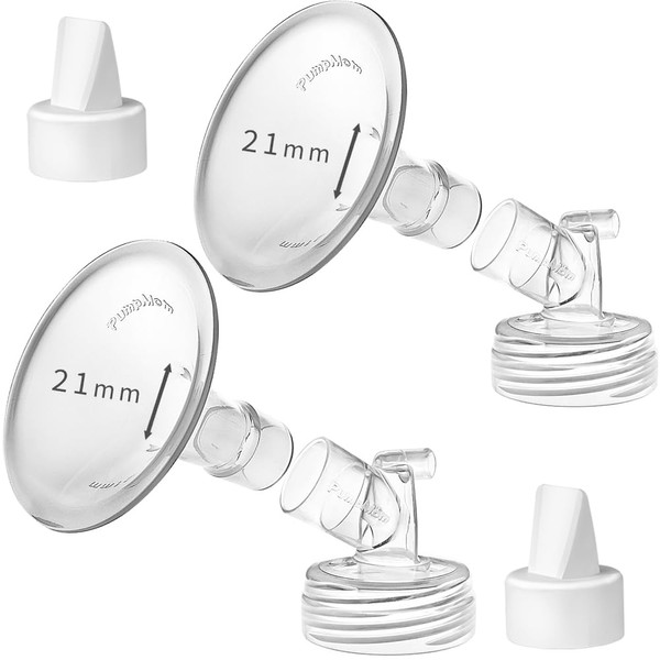 PumpMom 21mm Flanges and Duckbill Valve Compatible with Spectra S2