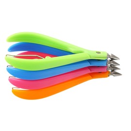 Baluue Professional Cuticle Nipper Cutter with Plastic Handle for Easy Manicure and Pedicure Durable Nail Art Tool Random Color Options Random Color