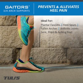 Tuli's Gaitors 3/4 Length Arch Support Small (Size 5 - 6 for Ladies, Size 3 - 4 for Men)