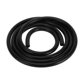 INFINAUTO Silicone Vacuum Tubing Hose Engine 6.6FT 3/16" 4mm ID 2.5mm Thickness for Ford Automotive Air Vacuum Line Pipe Silicone Black High Temperature
