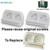 DIY Best Buy Replacement Door Slides for Metal Shed -