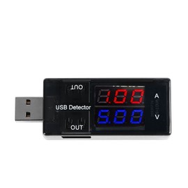 USB Tester High Accuracy Dual Display USB Multimeter for Voltage Current Capacity 3‑20V 0‑3A
