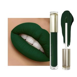 ilembane Green Matte Liquid Lipstick – Super Stay, Highly Pigmented, Rich Lip Colors, Smudge-Proof, Waterproof, Transfer-Resistant (Mystic Green Shade)