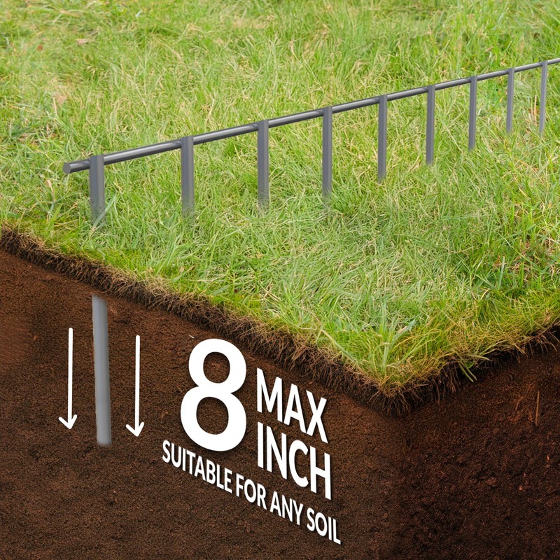 Dig Defence Original Animal Barrier Fence - Small/Medium Decorative Garden