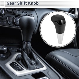 RATCHROLL Automatic Gear Shift Knob for Lexus LS430 2001-2006 Plastic Faux Leather Automotive Gearbox Stick Shifter Lever Knob Black Silver Tone