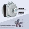YZF18-25 Shaded Pole Motor, 120V 60HZ 18W 1.01A 1550 r/min,