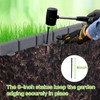 AGTEK Garden Edging 16FT Landscape Edging Kit 2.75 Inch Height