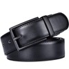 beltox fine Men's Dress Belt Leather Reversible 1.25" Wide Rotated