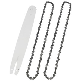 3005-008-3913 16 Inch Chainsaw Bar & 2 Chains Combo, 3/8" Pitch .043" Gauge for Stihl 16" Guide Bar MS250, MS180, MS170, MS171, MS192C-E, HT130, HT131, HT250,63PM355