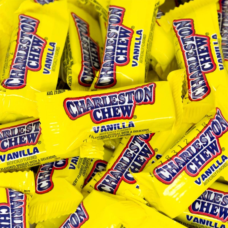 Charleston Chew Chocolate Coated Chewy Nougat Bars - Peanut Free,