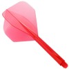Condor Dart Flights Zero Stress Standard No. 2 Transparent Red