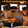 E-far Roasting Pan with Racks, Large Stainless Steel Turkey Roaster