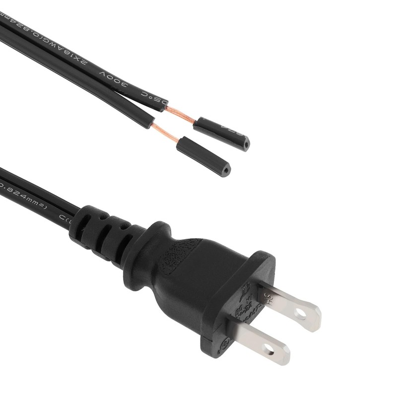 RTNLIT 8FT Lamp Cord with On/Off Button Switch and Polarized