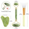 Jade Roller Set for Face, Gua Sha Stone Massage Set