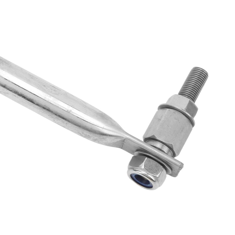 CFTGIW Outboard Motor Steering Link 265‑315mm Adjustable Stainless Steel Universal