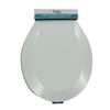 J&V Textiles Toilet Seat With Easy Clean & Change Hinge,