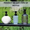 Kapitan Soap Dispenser Pump Replacement Head Black Spare Stainless Steel