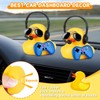 Jyeennar Blue Gamepad Rubber Duck with Sunglasses & Microphone -