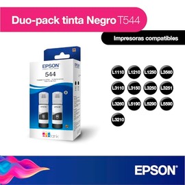 Epson Ecofit Botellas de Tinta Color Negro T544 2 Unidades