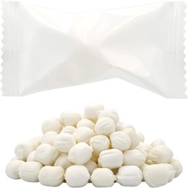 White Buttermints, Mint Candies, After Dinner Mints, Butter Mint Candy, Fat-Free, Kosher Certified, Individually Wrapped (110 Pieces)
