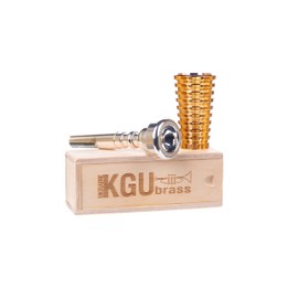 TRUMPET MOUTHPIECE BOOSTER KGUBrass. CUSTOM MADE RADIATOR TRUMPET BOOSTER KGU Gold Plated 24K Color