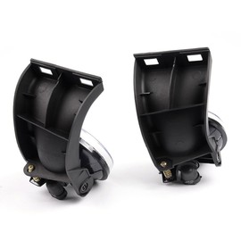 2Pcs Driving Fog Lights Lamps Compatible For Dodge 1994-2001 Ram 1500 /Compatible For Dodge 1994-2002 Ram 2500 3500 Clear Lens w/Bulbs Front&Right 12V 37.5W Halogen Lamp