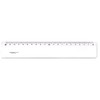 Minerva A Altuglas Altuglass Left Handed Ruler 20 cm Grey