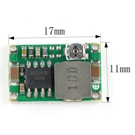HJTOOK 6pcs Mini DC Buck Converter Adjustable Power Step-Down Module 4.75V-23V to 1V-17V DIY Portable Power Communication Equipment Aero Model Power Supply