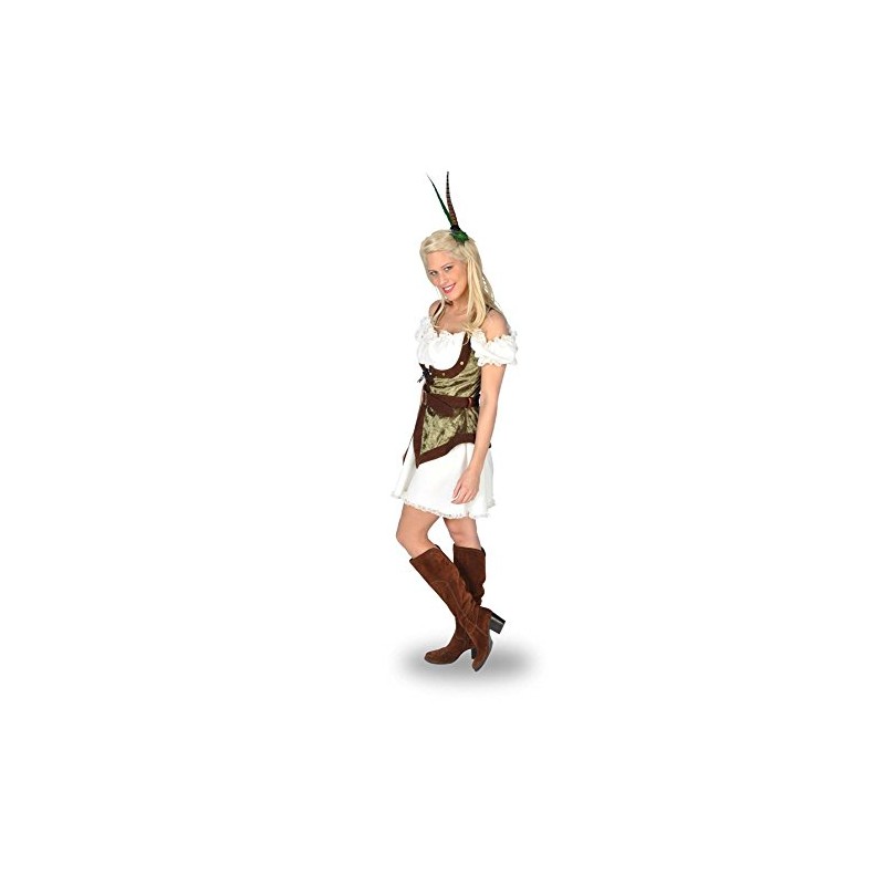 Robin Hood Costume Short Bodycon Off Shoulder Dress with Bodice