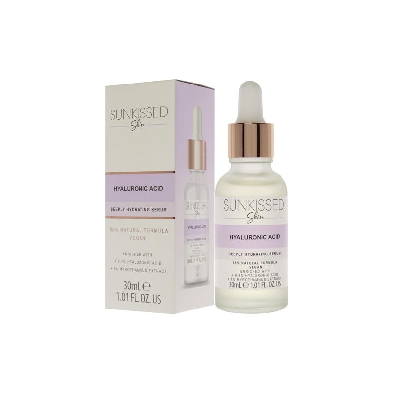 Hyaluronic Acid Serum by Sunkissed for Unisex - 1.01 oz