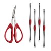 Maine Man Seafood Shears and Pick Set, 18/8 Stainless Steel