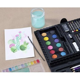 Artyfacts Art Set Darice 68-Piece Art Set For Drawing,Painti