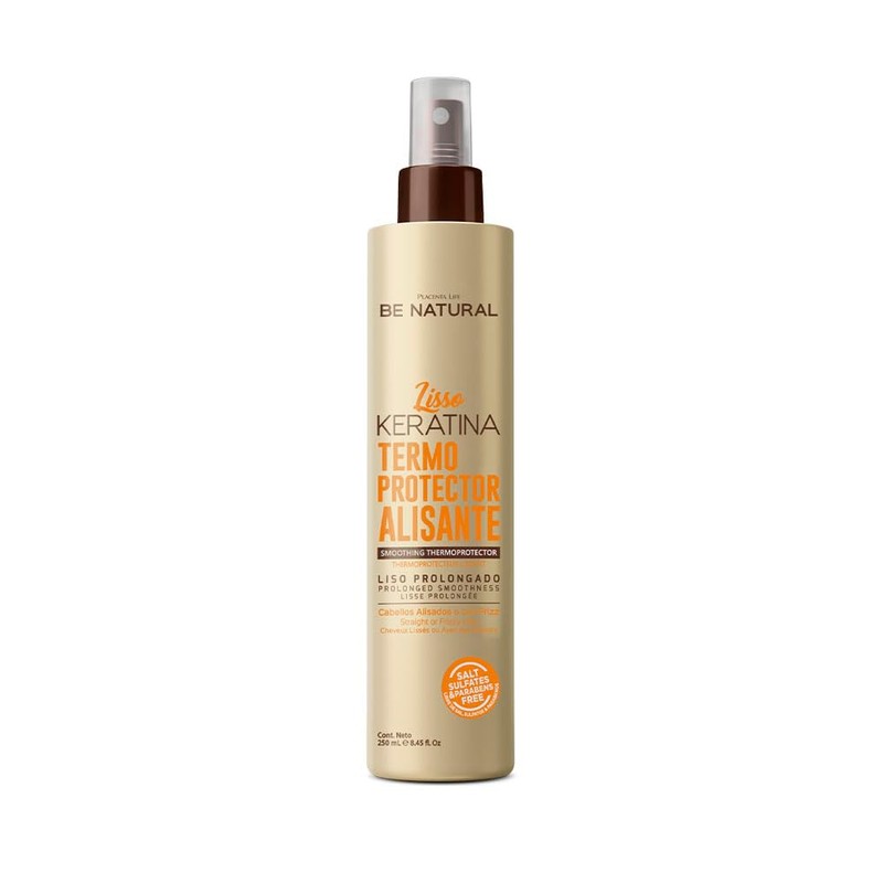 Life Be Natural Lisso Keratina Smoothing Thermoprotector for Straight or