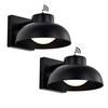 SendaLife Black Exterior Light Fixtures, 2 Pack Dusk to Dawn