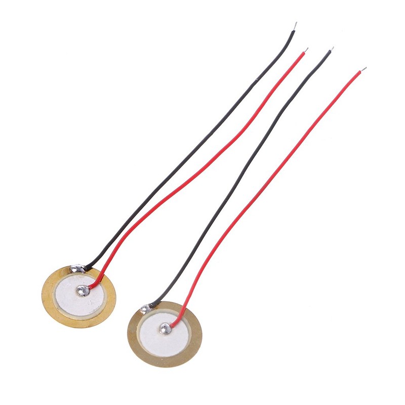 HYROOY 10 x 15mm Piezoelectric Piezo Ceramic Plate for Buzzer