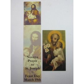 St Joseph Novena Bookmark and Magnet