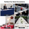 Ascoza 2 Pack Fitted Tablecloth for 8 Foot Rectangle Tables