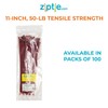 11-inch Plenum Multi-Purpose Cable Tie, 50-lb Tensile Strength, UL 21S
