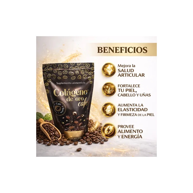 Café De Oro Con Colageno Biotina 400g