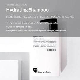 Number 4 Champú hidratante, champú para mujeres y hombres. Sin sulfato, gluten ni parabenos | Limpia, hidratante y protege el color, 25 onzas