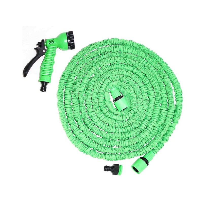 LEOFLA 8054329626757 LFLMAGICHOSE30M Extendable Garden Hose 30 m, Green Or