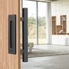 MIGOSEN 12 Inch Sliding Barn Door Handle,Pull and Flush Hardware