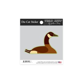 Die Cut Sticker Canadian Goose, Geometric, Contour Vinyl Sticker 1 to 3 inches (Waterproof Decal for Cars, Water Bottles, Laptops, Coolers), Small