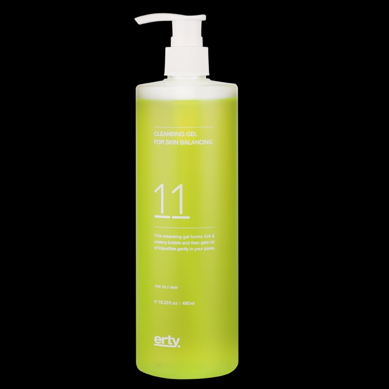 Erti 11 Cleansing Gel for Skin Balancing 480ml + Sample