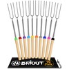 Briout Extendable Stainless Steel Roasting Sticks - Smores Sticks for