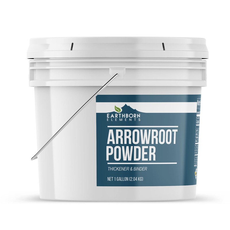 Earthborn Elements Arrowroot Powder 1 Gallon, Thickener & Binder, Corn