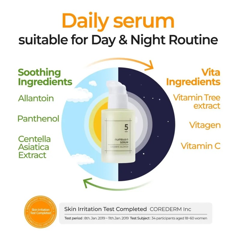 Ye- Sérum Numbuzin No.5 Adiós A La Mancha: Vitamina C