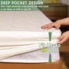 2 Pack Waterproof Mattress Protector Twin, Cotton Breathable Mattress Pad